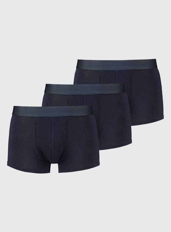 Navy Hipsters 3 Pack S