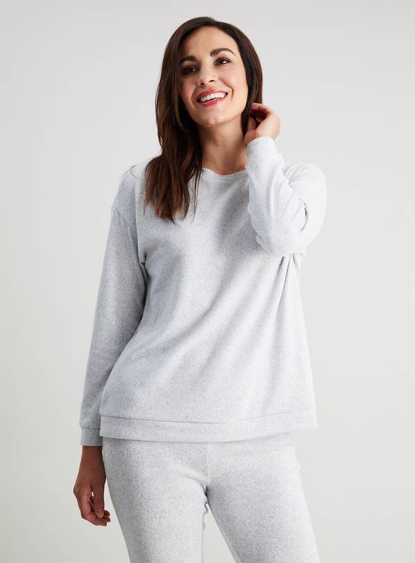 Buy Grey Soft Touch Coord Pyjama Top 12 Pyjamas Argos