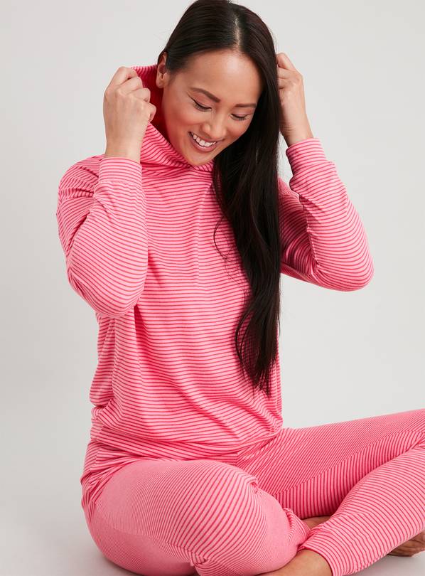 Buy Pink Stripe Soft Knit Pyjamas 20 Pyjamas Argos