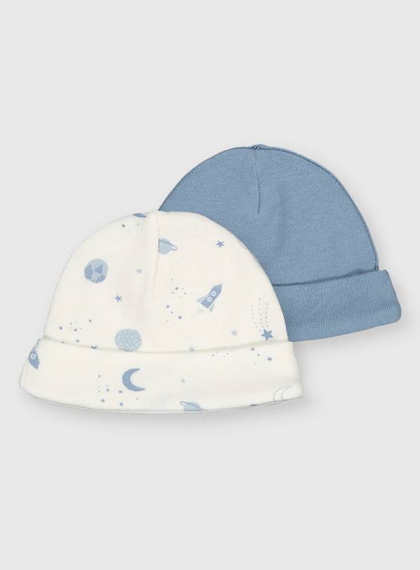 Space Premature Baby Hat 2 Pack - 3lbs - 1.4kg