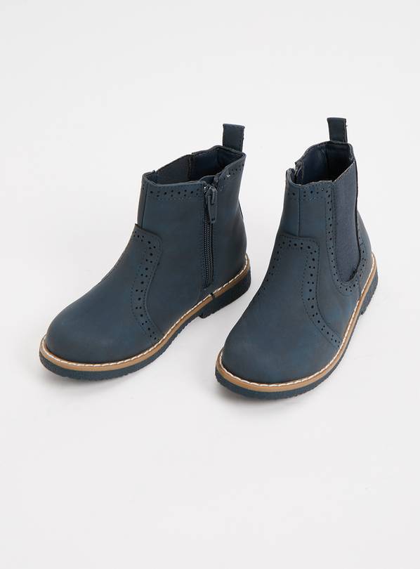 Navy Chelsea Boots - 9 Infant