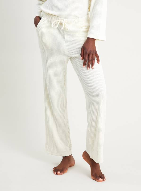 Buy Cream Waffle Soft Knit Coord Pyjama Bottoms 10 Pyjamas Argos