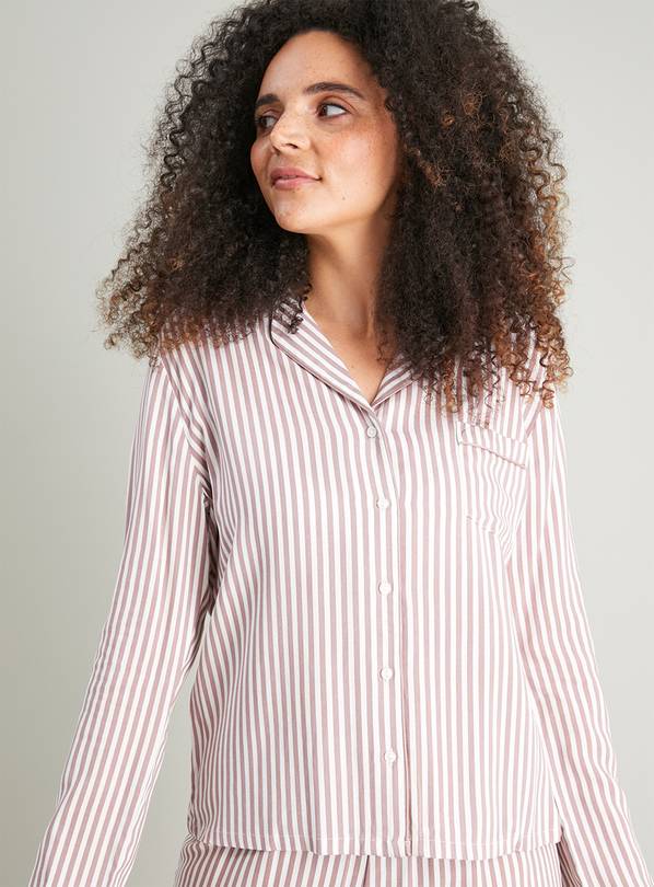 Buy Neutral Stripe Traditional Pyjamas - 12 | Pyjamas | Argos