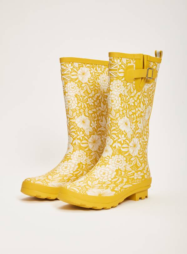 Yellow hot sale wellies ladies