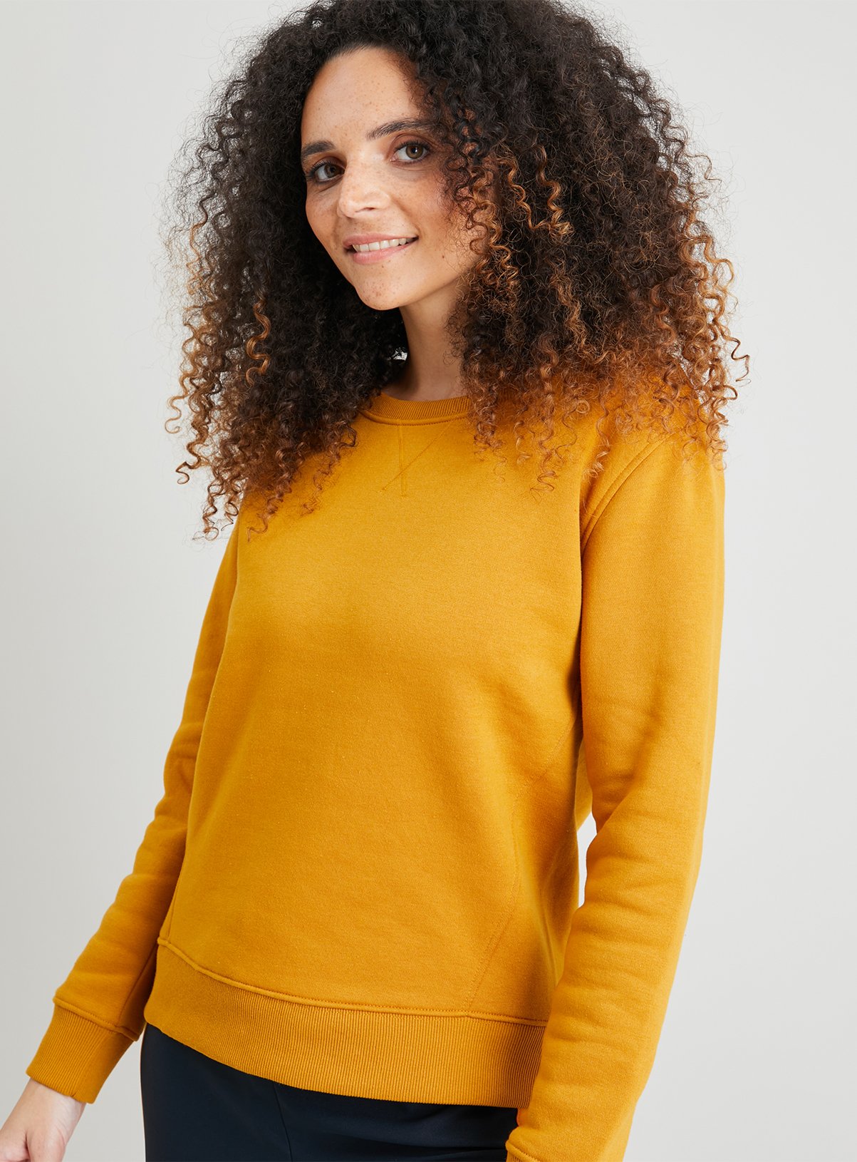 SKU: SEPT G4 CREW NECK SWEAT COLOUR:Yellow:M - Image 1 thumbnail