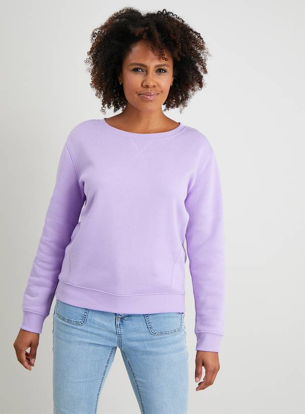 Buy Lilac Regular Fit Sweatshirt - S | Hoodies and sweatshirts | Argos