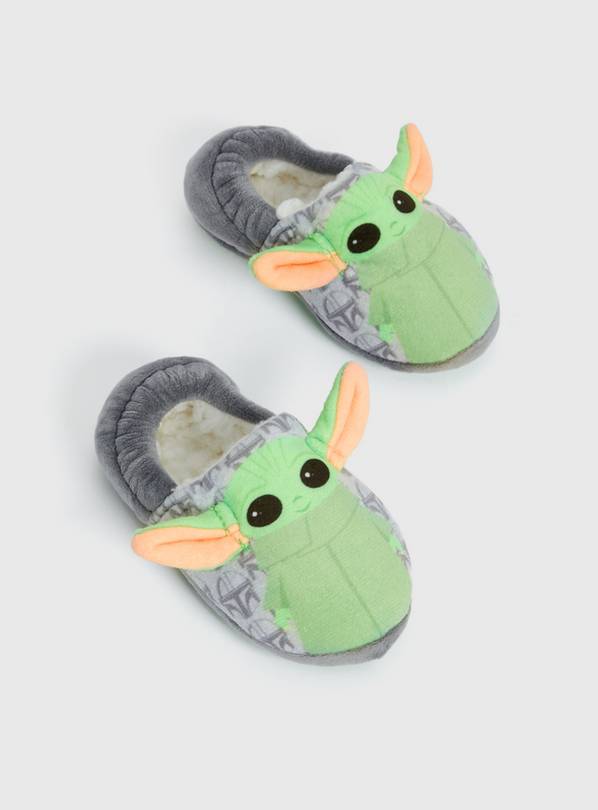 Buy Star Wars Baby Yoda Cupsole Slippers 10 Infant Slippers Argos