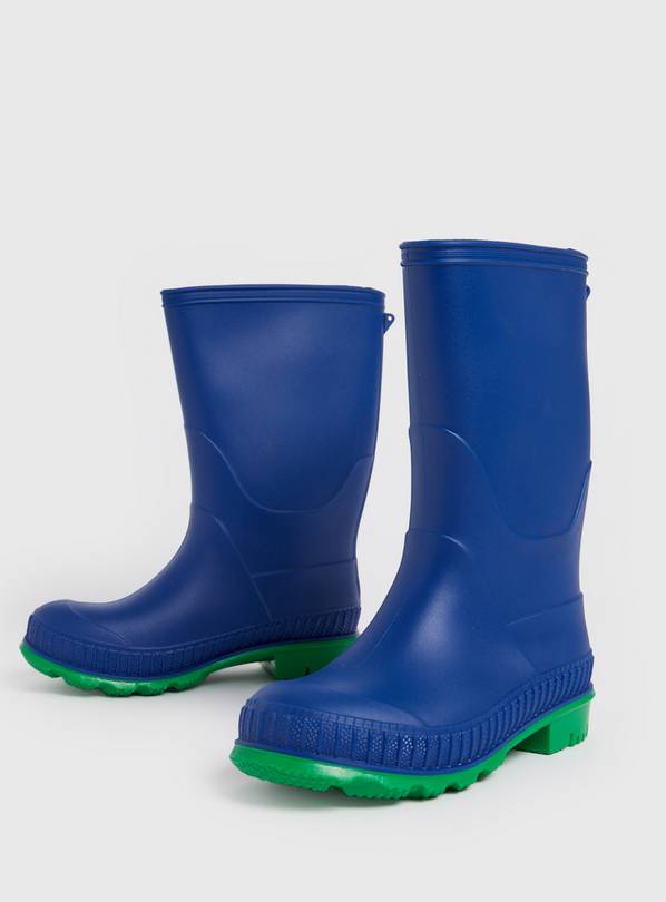 Buy Blue Green Wellies 2 Boots and wellies Argos