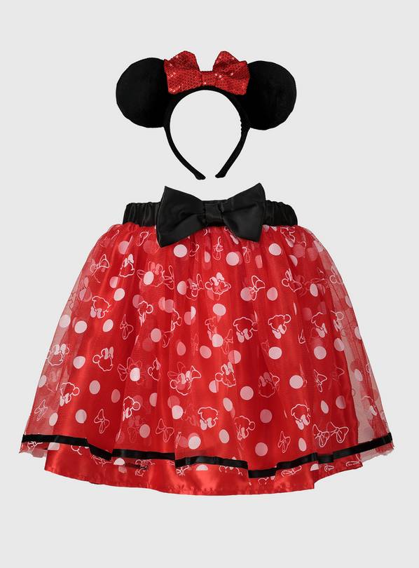 Disney Minnie Red Tutu & Headband 6-8 years