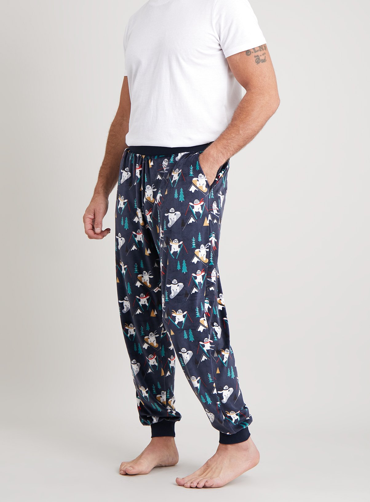 christmas fleece pj pants