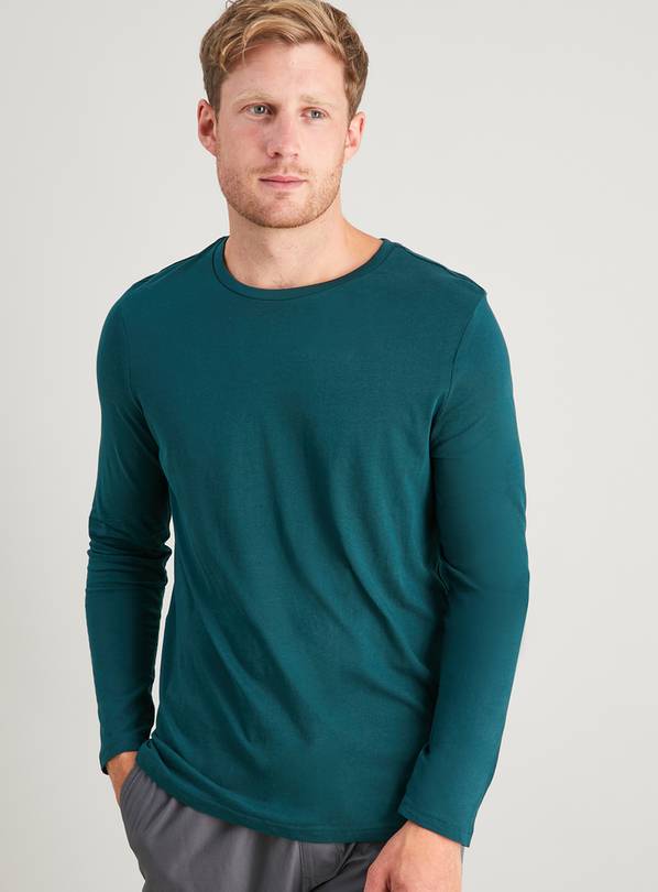 Buy Dark Green Long Sleeve Top - XXL | T-shirts and polos | Argos