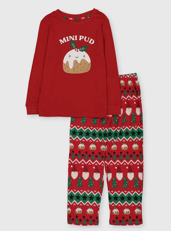 Buy Christmas Kids Mini Pud Pyjamas 1 1.5 years Christmas