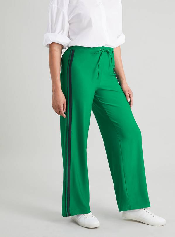 Green side best sale stripe pants