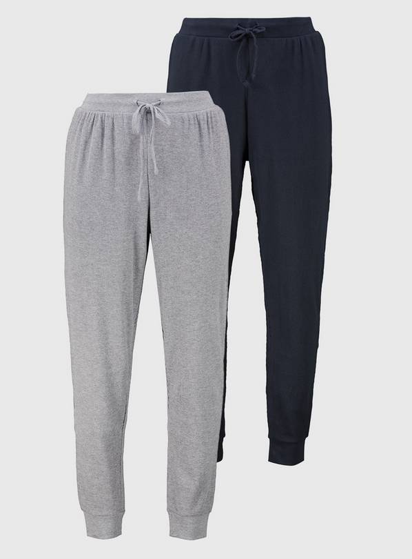 Buy Grey & Navy Waffle Pyjama Bottoms 2 Pack XXL Multipacks Argos