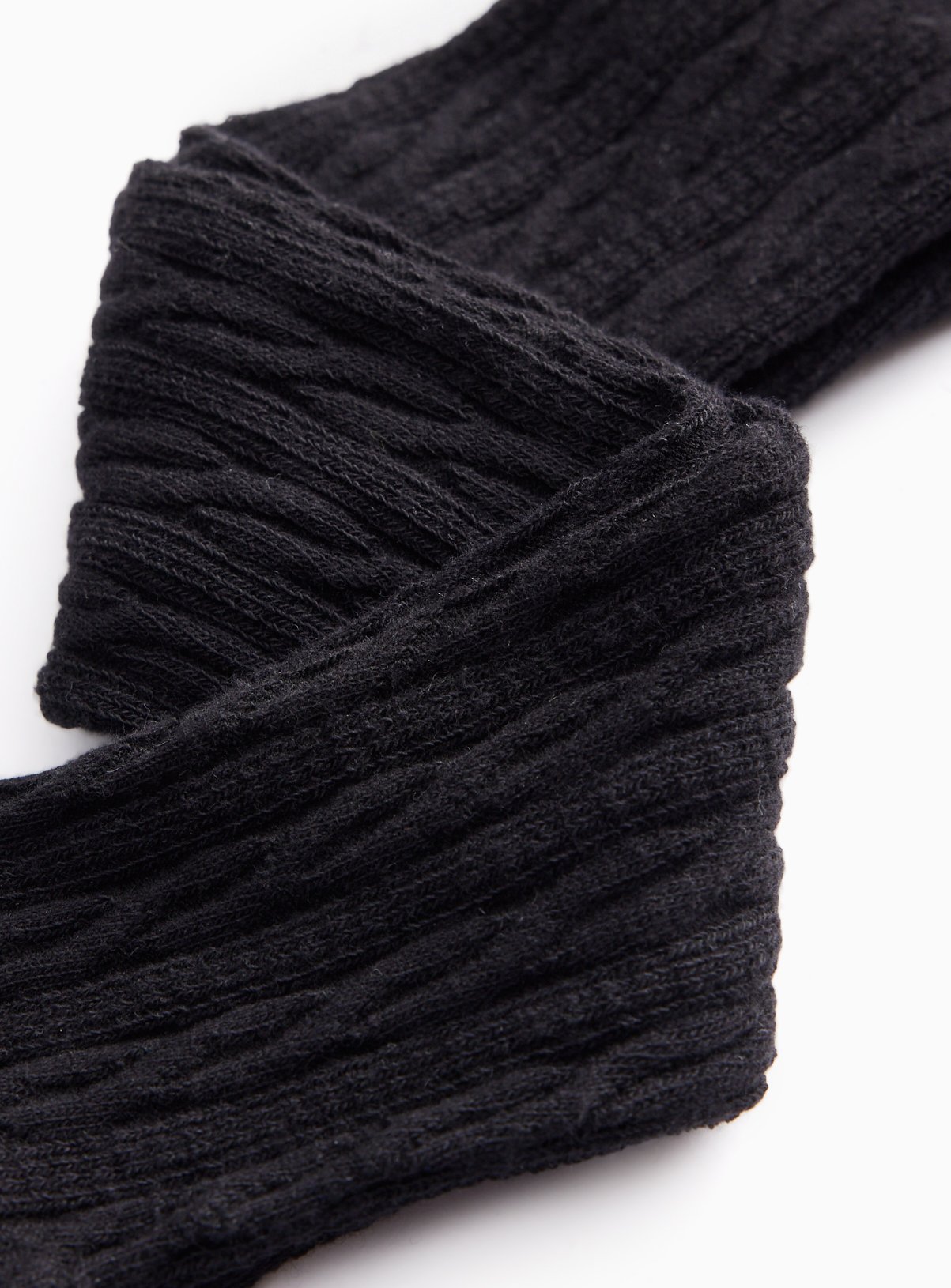Black Cable Knit Tights 3 Pack 3-4 years - Image 2 thumbnail