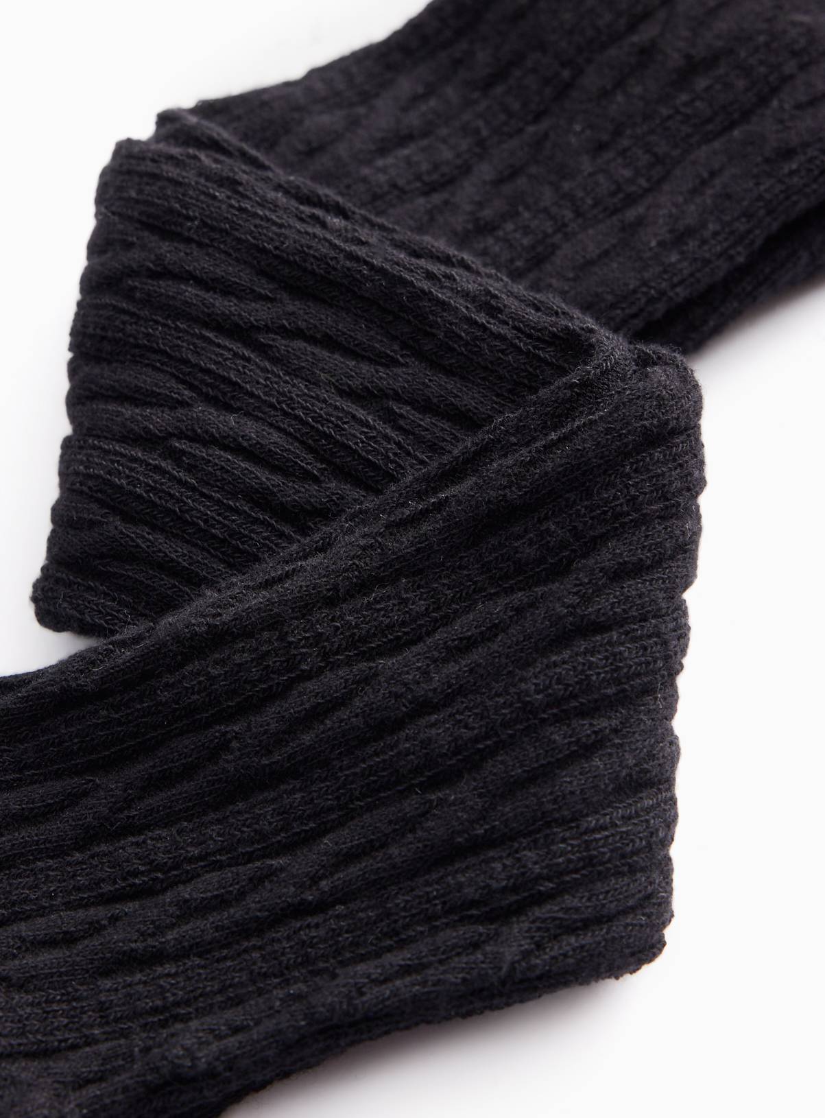 Black Cable Knit Tights 3 Pack 3-4 years - Image 2