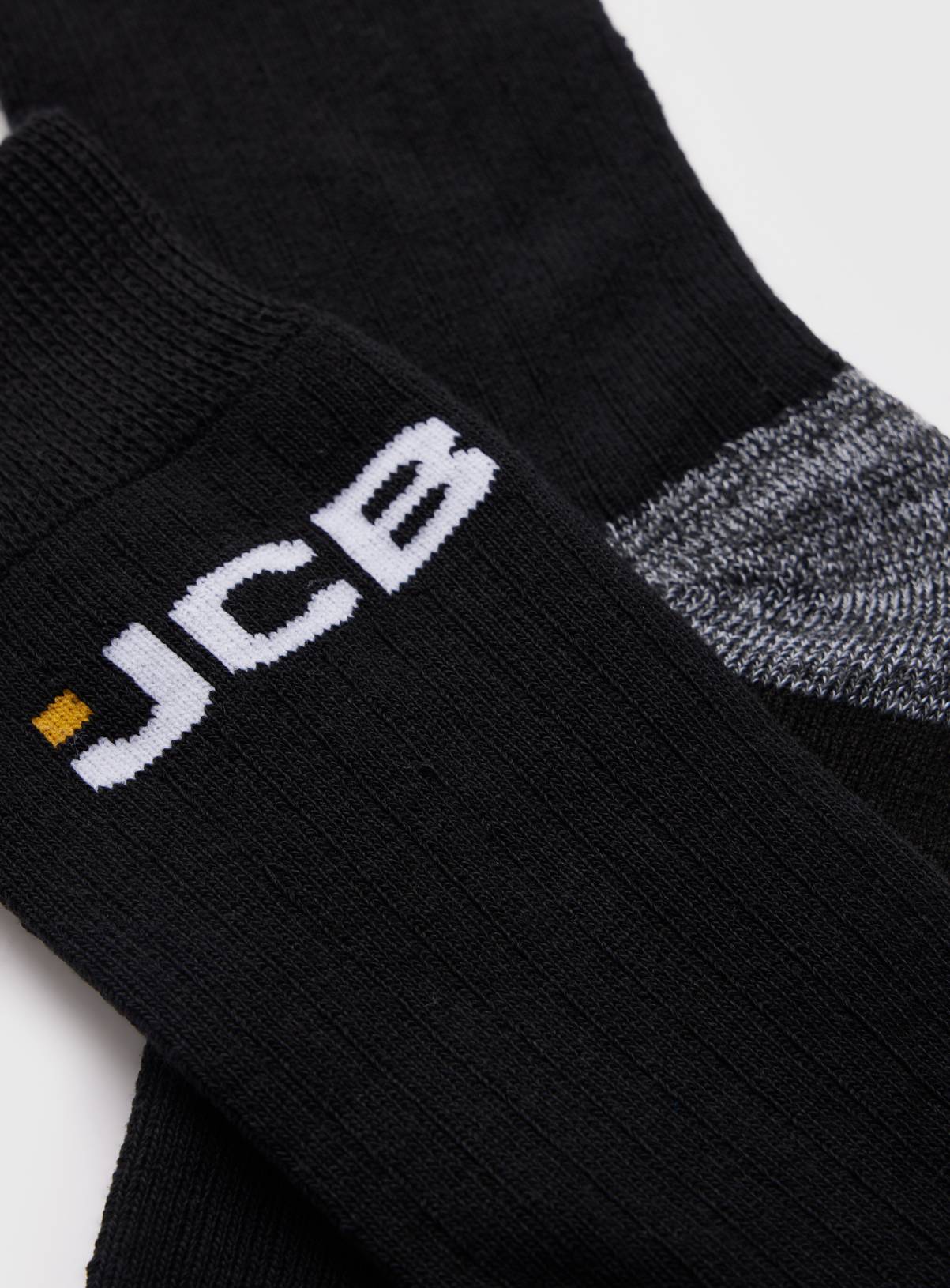 JCB Black Ankle Socks 3 Pack 6-11 - Image 2