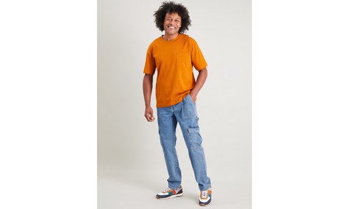 Light Wash Denim Carpenter Jeans - 36L