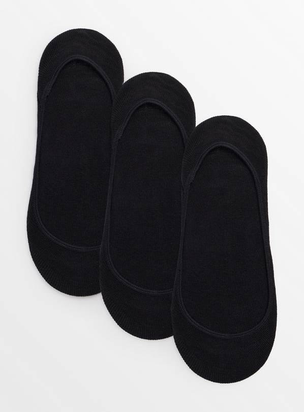 Black Footsies 3 Pack 6-8