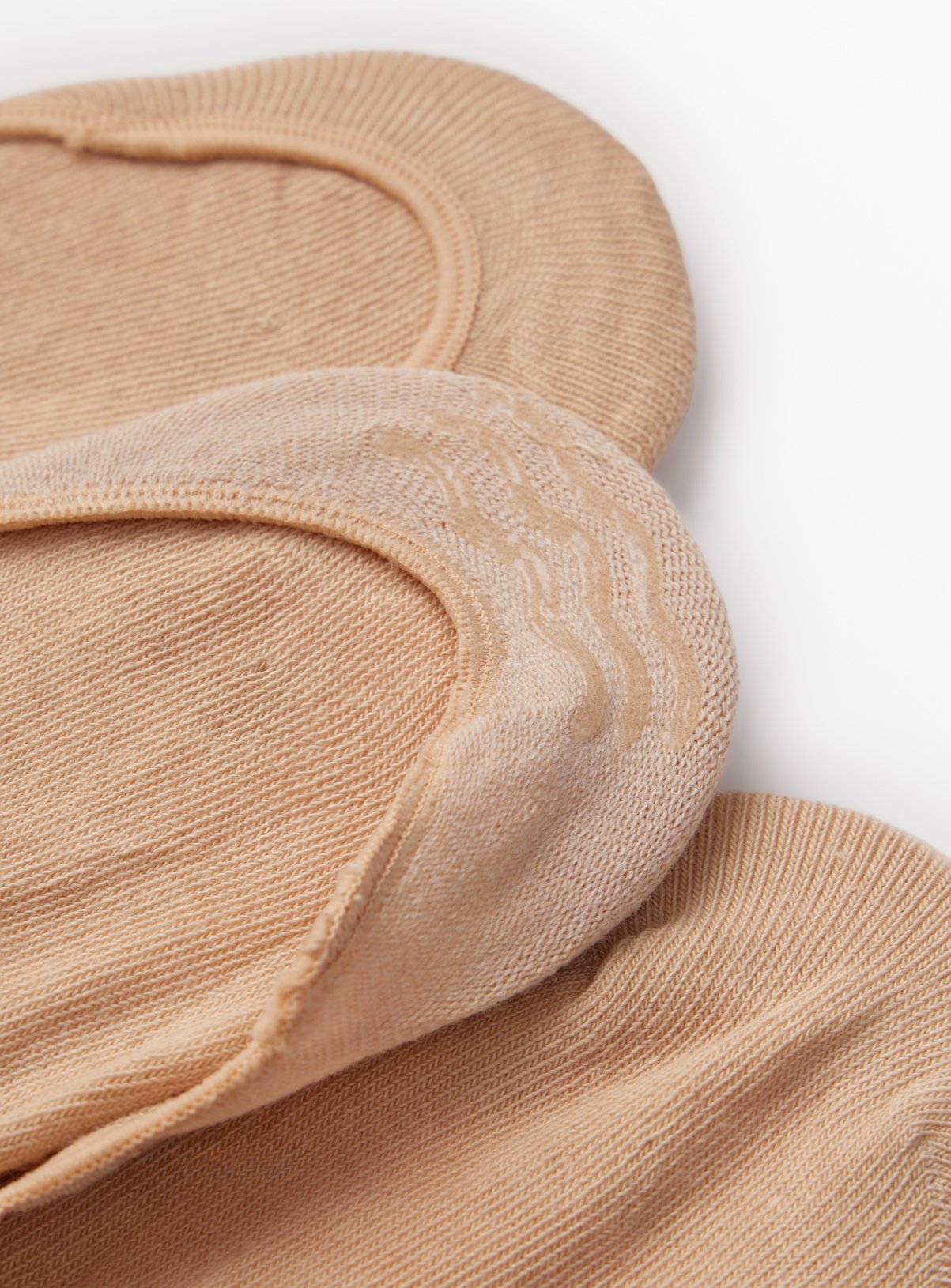 Beige Nude Footsies 3 Pack 6-8 - Image 2 thumbnail