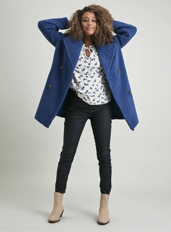 Petite navy jacket ladies sale