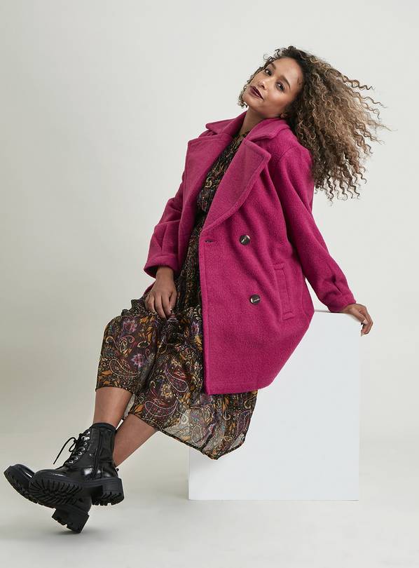 H and shop m pink coat