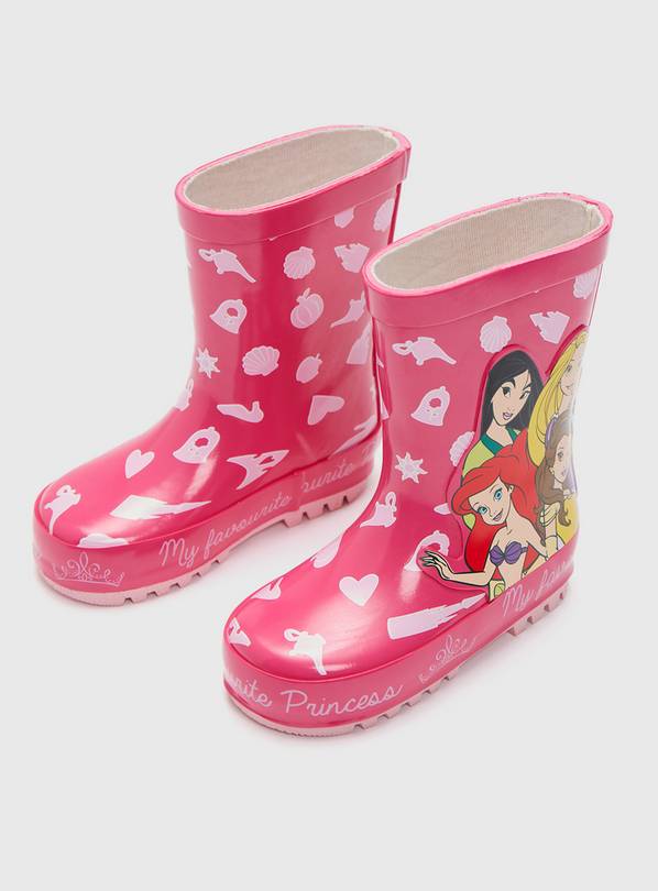 Disney princess rain clearance boots