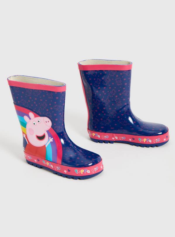 Peppa Pig Rainbow Wellies - 8 Infant