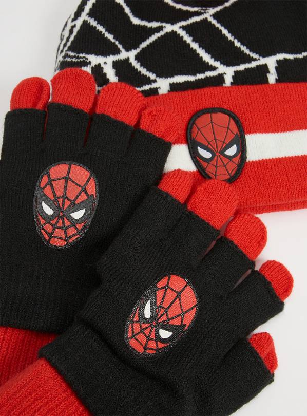 Buy Marvel Spider-Man Hat & Gloves Set - 2-3 years | Accessories | Argos