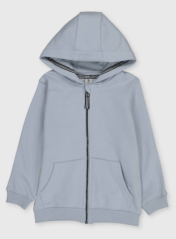 Buy Light Blue Zip-Through Hoodie - 4-5 years | Jumpers and hoodies | Argos