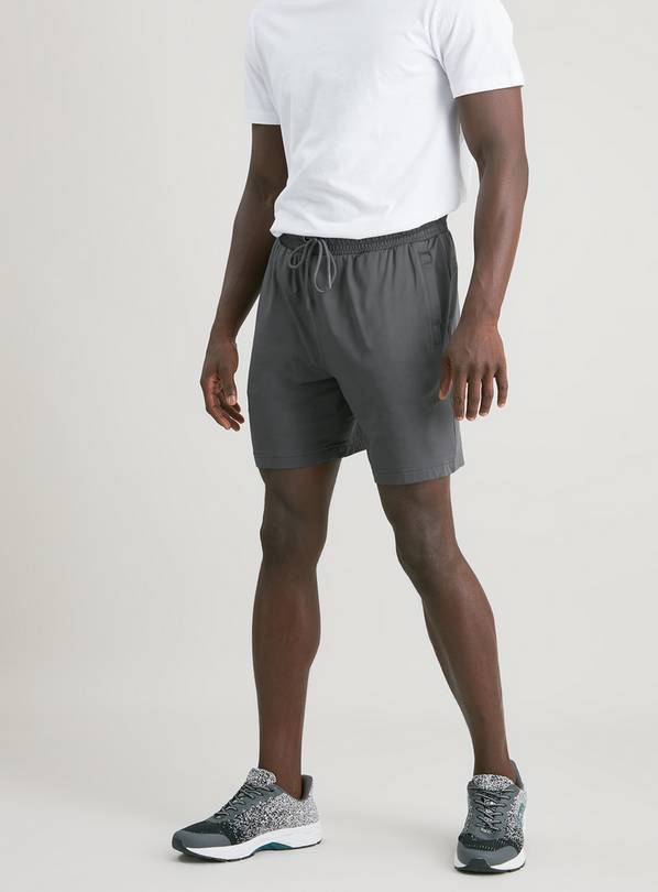 Buy Active Charcoal Grey Jersey Shorts XXXL Shorts Argos