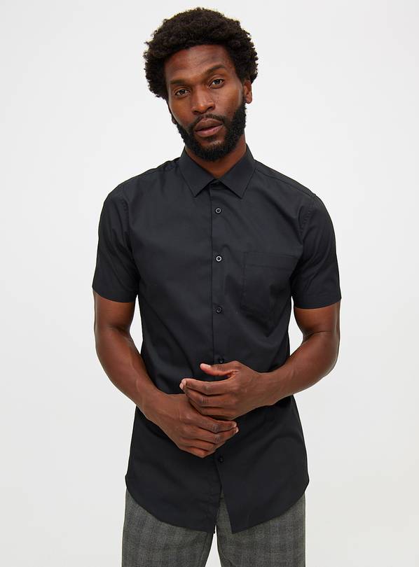 Athletic fit short store sleeve dress shirts