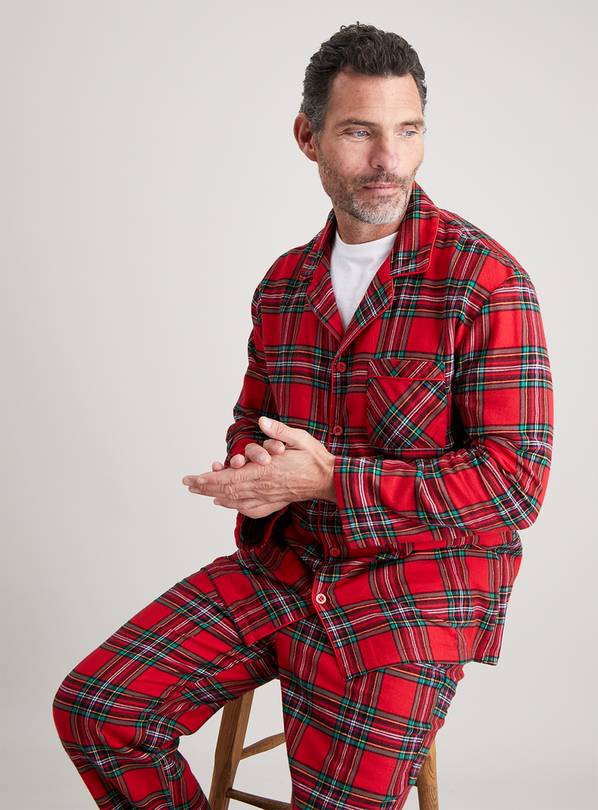 Buy Christmas Men's Family Red Tartan Pyjamas XS Pyjamas Argos
