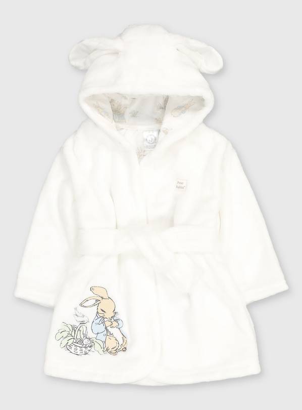 Buy Peter Rabbit White Dressing Gown 3 6 months Sleepsuits and pyjamas Tu