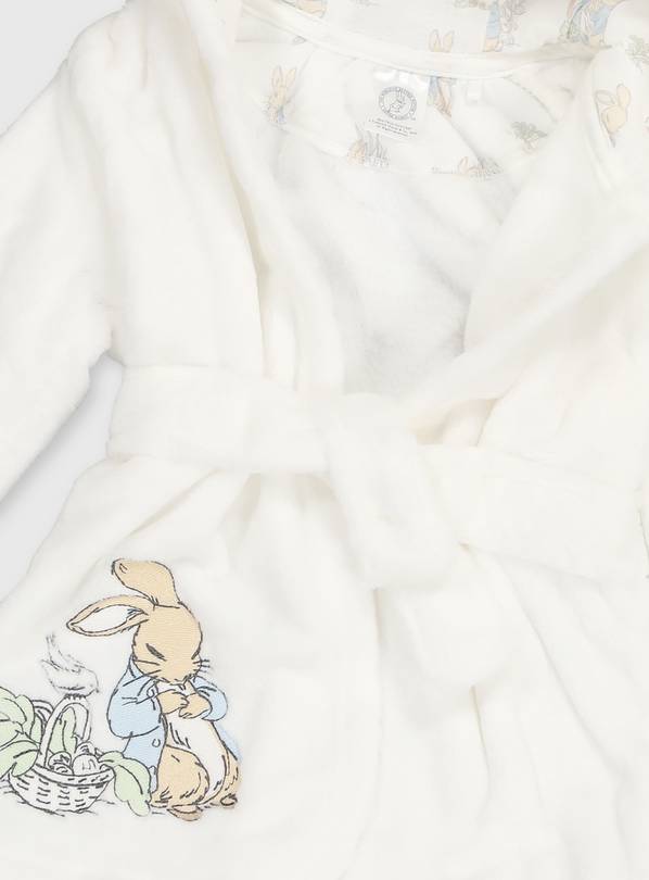 Buy Peter Rabbit White Dressing Gown 3 6 months Sleepsuits and pyjamas Tu