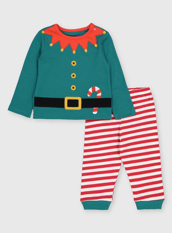 Christmas Elf Pyjamas 9-12 months