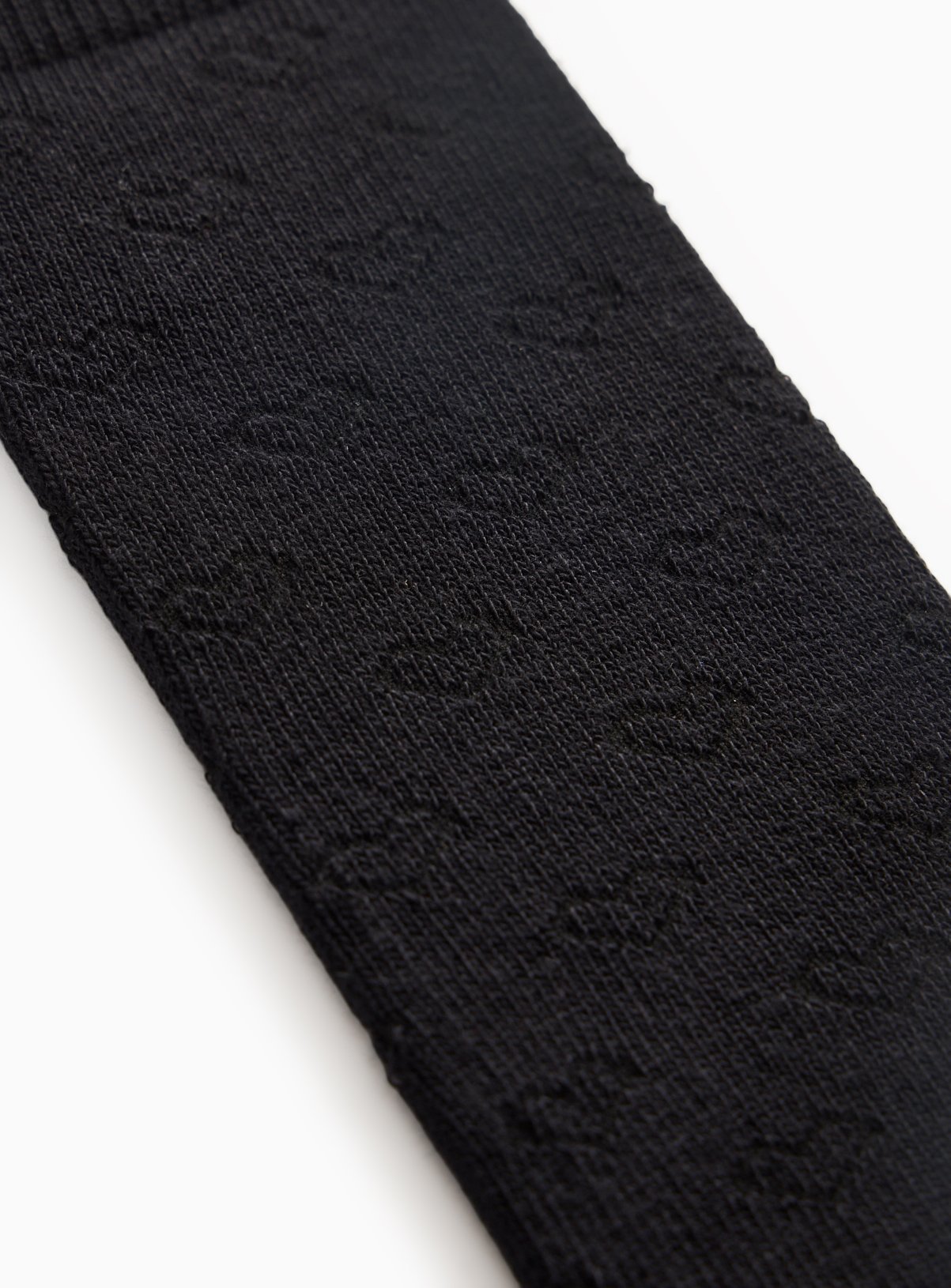 Black Knee High Heart Socks 5 Pack 9-12 - Image 2 thumbnail
