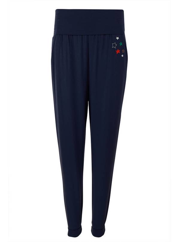 FRUGI Navy Harem Trousers 8