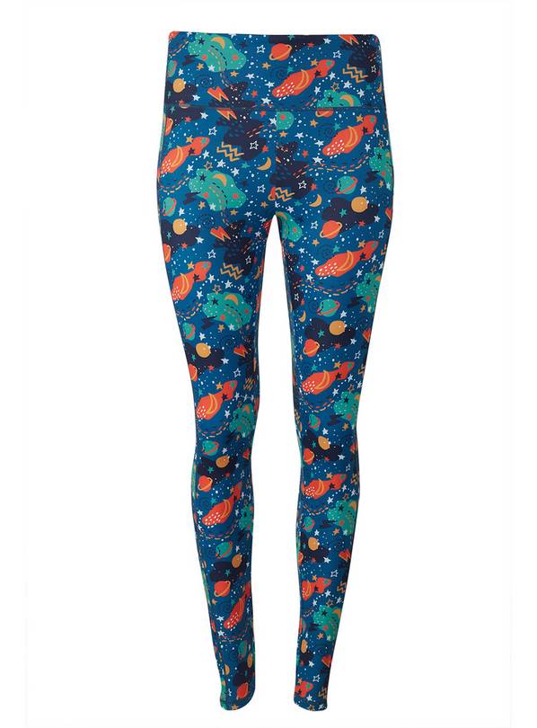 FRUGI Blue Interstellar Print Cosmo Leggings - 22