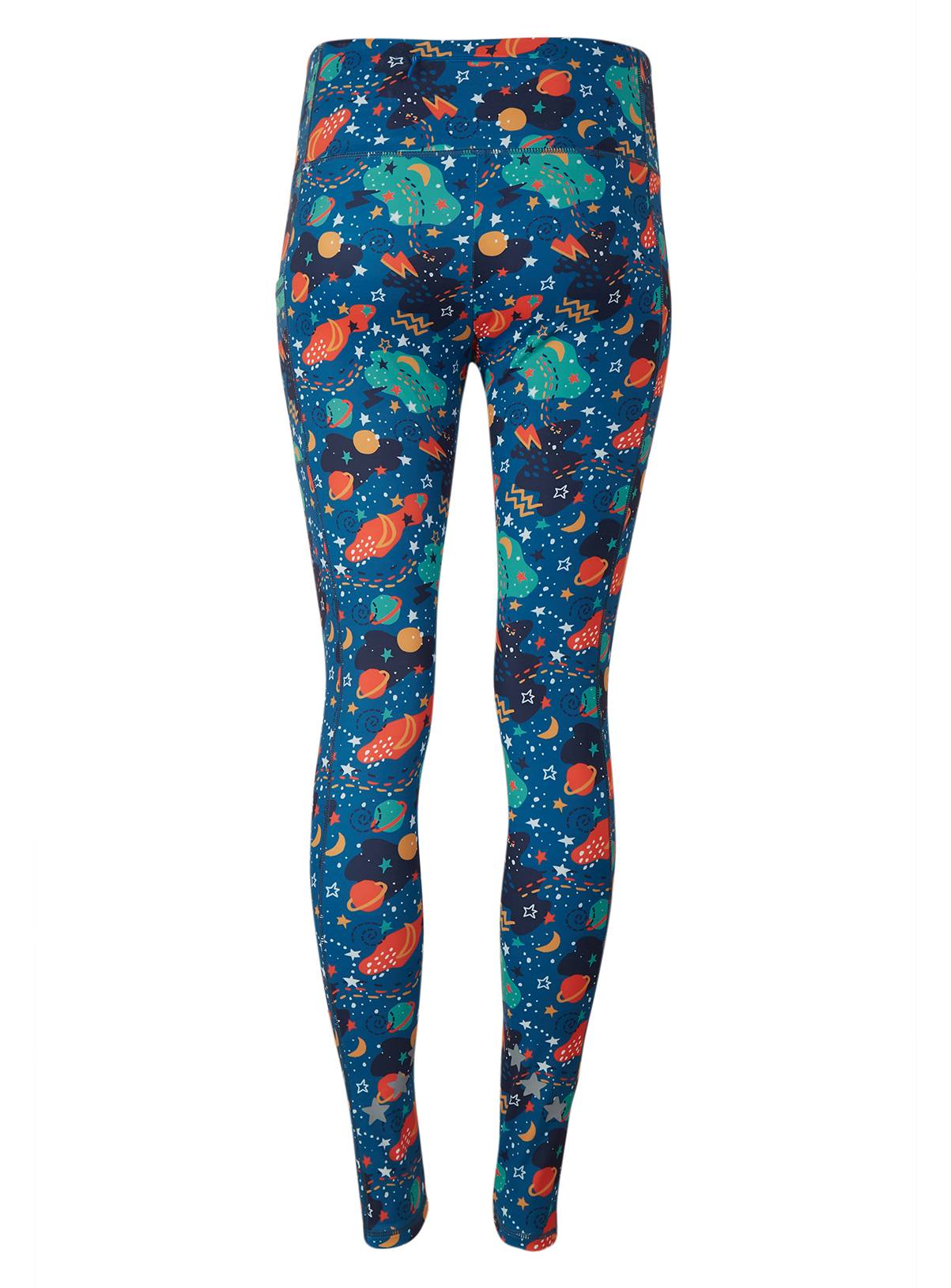 FRUGI Blue Interstellar Print Cosmo Leggings 10 - Image 3