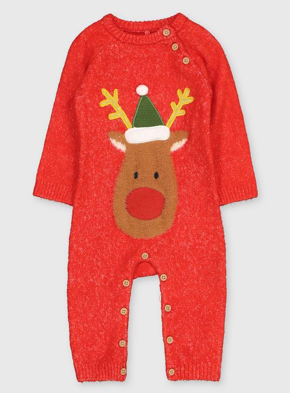 Buy Christmas Baby Family Red Rudolph Romper 912 months Allin