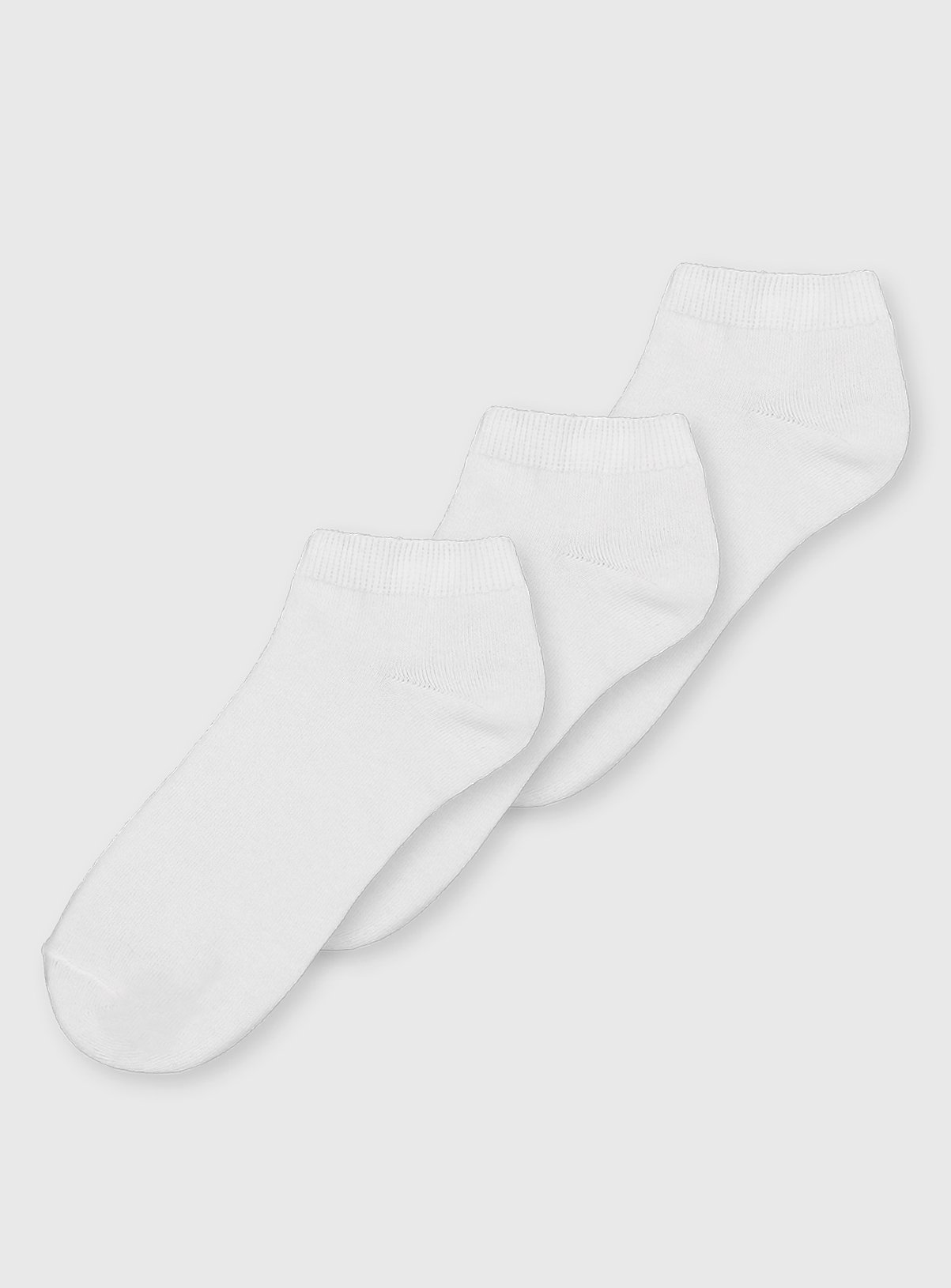 plain white trainer socks