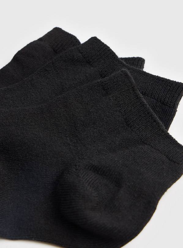 Black Trainer Socks