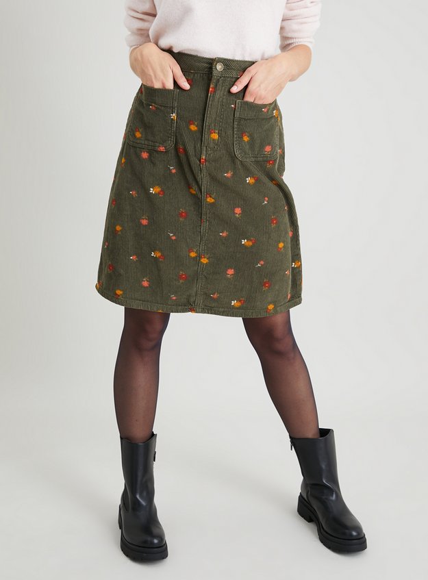 Brown M WOMEN FASHION Skirts Casual skirt Print NoName casual skirt discount 64% 