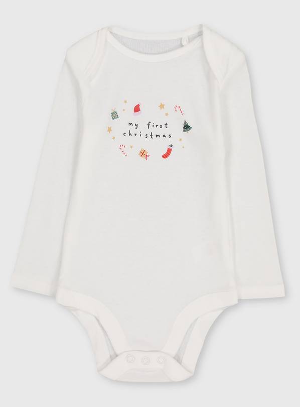 Buy My First Christmas Bodysuit 912 months Bodysuits and vests Argos