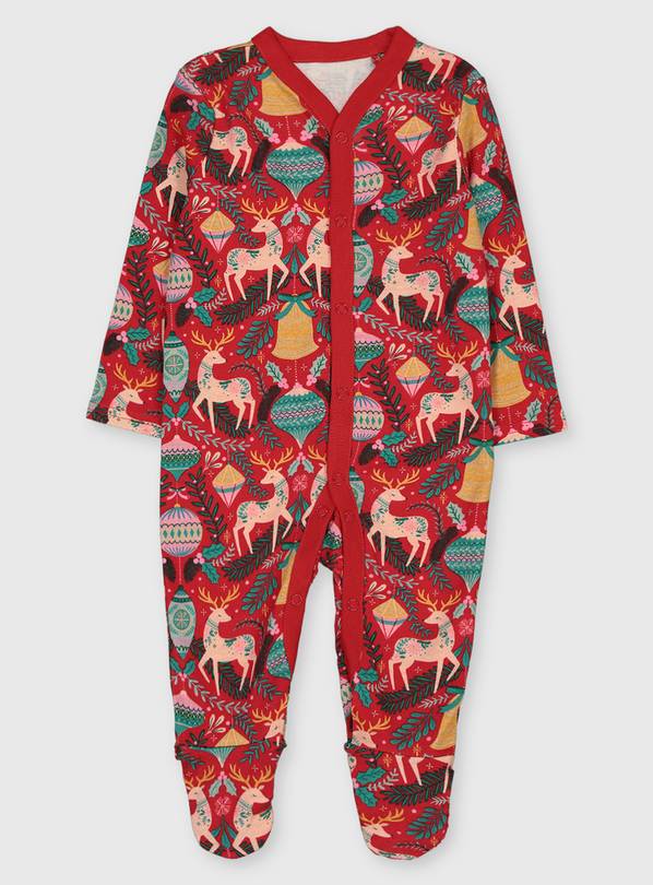 Buy Christmas Baby Mini Me Reindeer Sleepsuit 1218 months