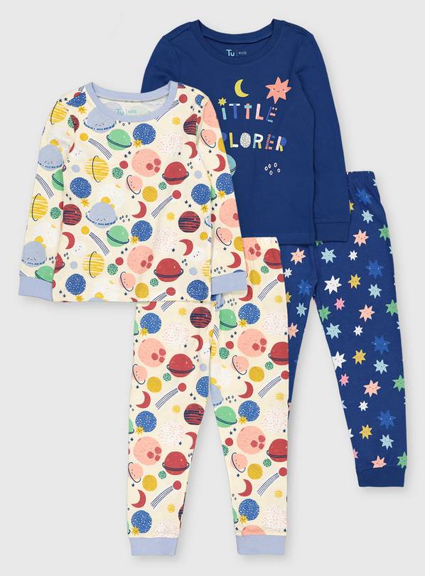 Buy Space Snuggle Fit Pyjamas 2 Pack 23 years Multipacks Argos