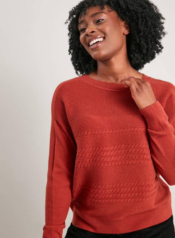 Buy Rust Cable Knit Jumper 16 Jumpers Argos