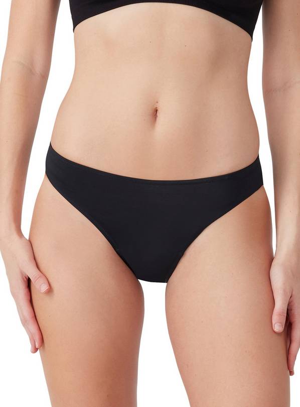 Black Skirted Bikini Bottoms