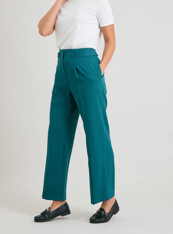 Buy Teal Wide Leg Coord Trousers 10S Trousers Tu